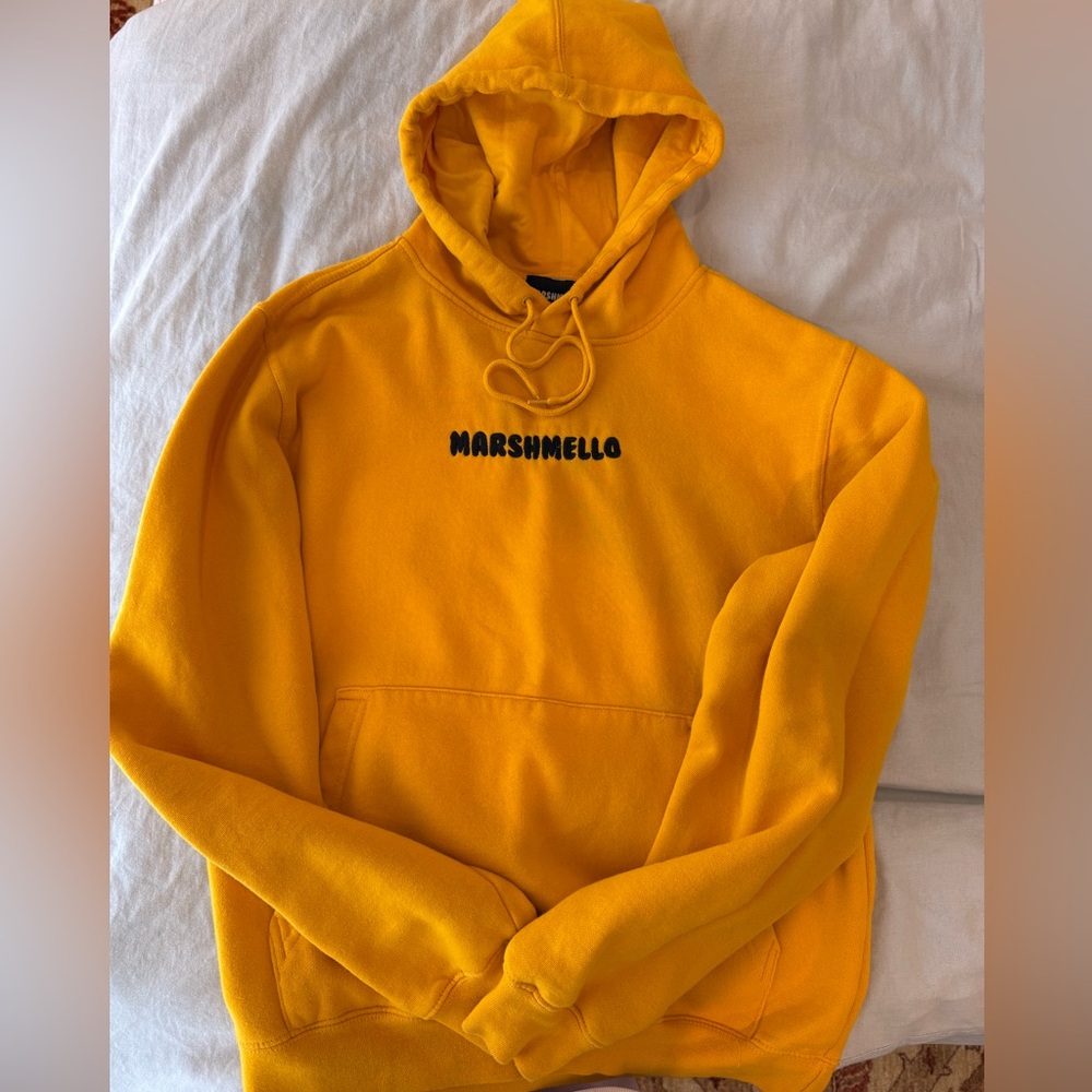 Marshmello Mellogang Yellow Pullover Yellow Hoodie